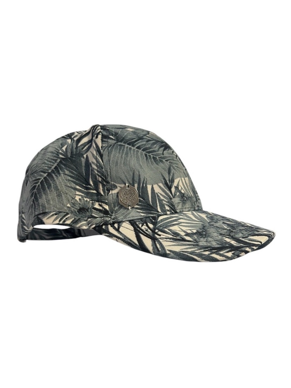 Vince Camuto Blue Palm Print Cap
